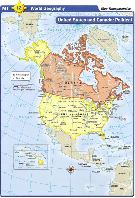 US Canada Map, USA Canada Map, US and Canada Map .